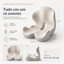 Almofada Ortopédica de Assento com Apoio Lombar