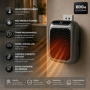Aquecedor Portátil ThermoBox™ Bivolt com Controle Remoto