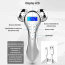 Massageador Facial Roller Com Microcorrente